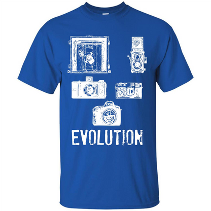 Photographer T-shirt Evolution T-shirt Royal