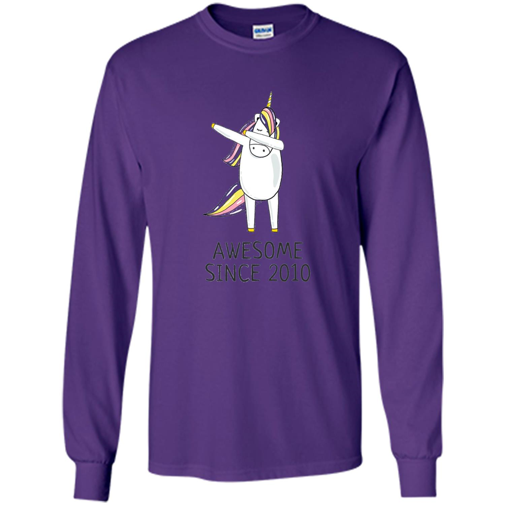 Awesome Since 2010 T-shirt Born In 2010 Purple