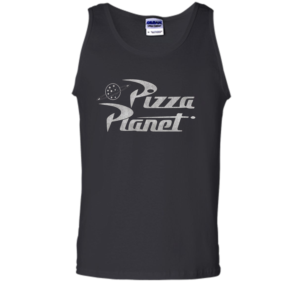 Pizza Planet Logo Graphic T-shirt Black S