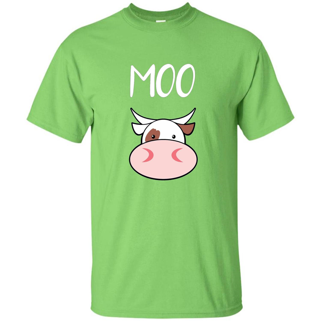 Moo Cow T-shirt Funny Farmer Graphic T Shirt