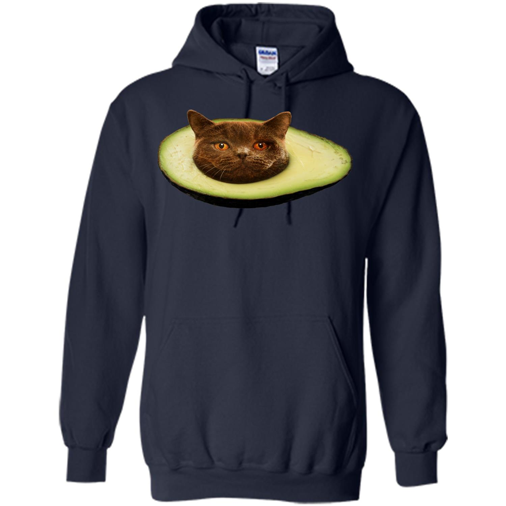 Avocato T-Shirt Avocado Cat Navy