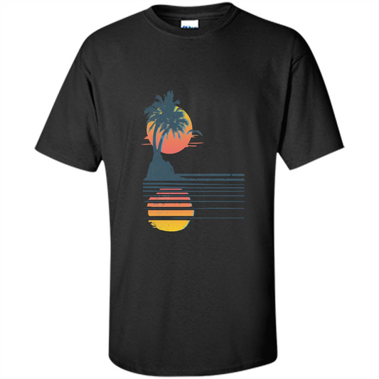 Summer T-shirt Wish You Were Here Black