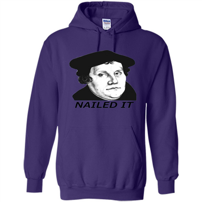 Nailed It 500th Reformation Day T-Shirt Purple