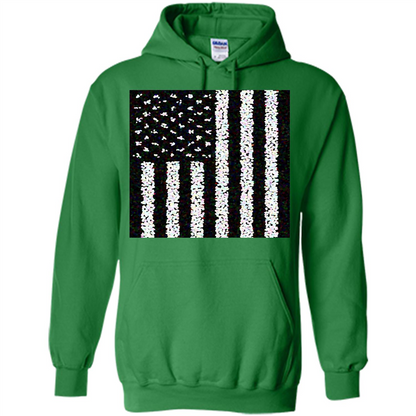 American Flag T-shirt Irish Green