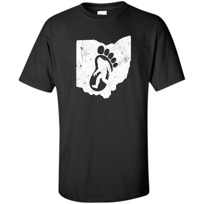 Ohio Hunting Bigfoot T-shirt Black
