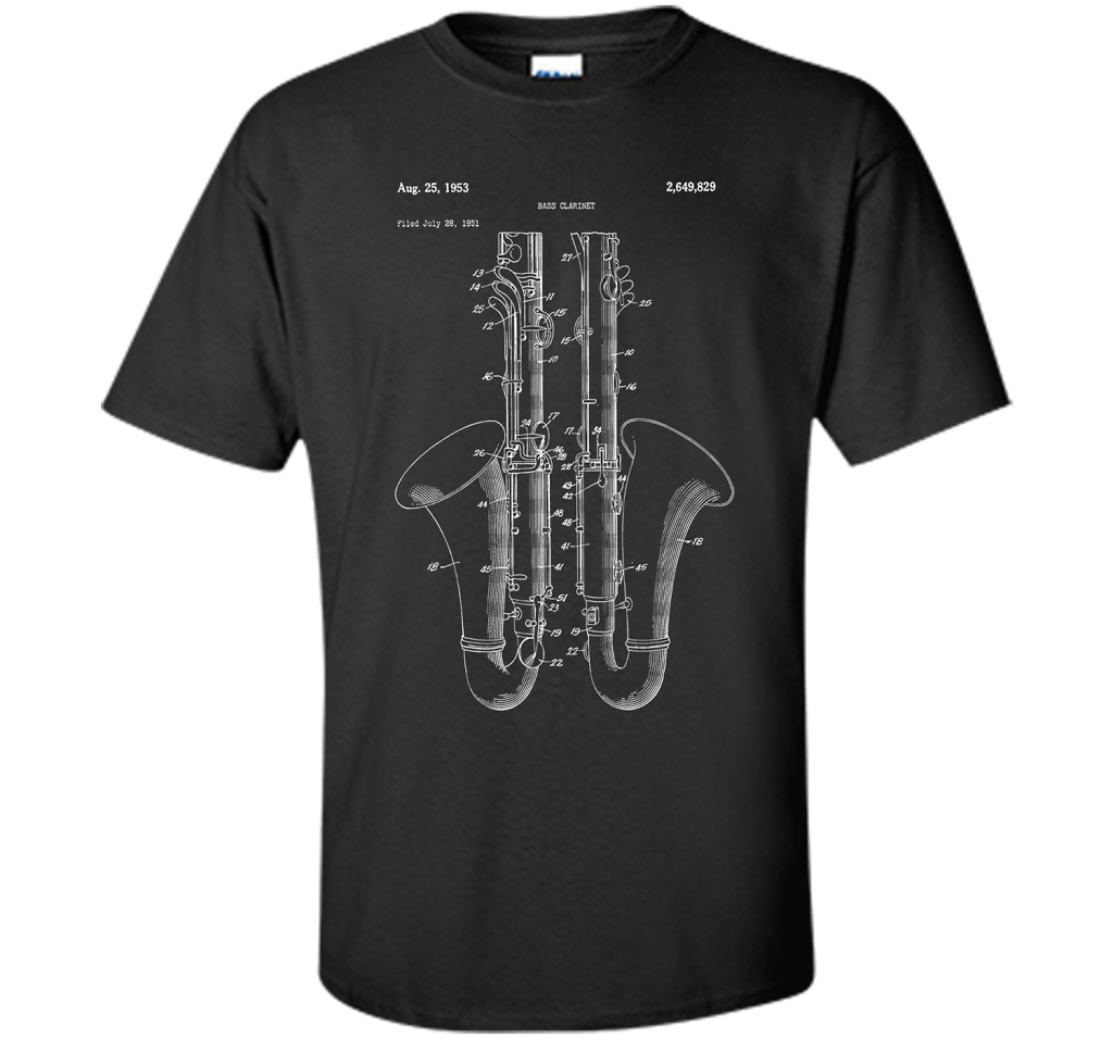 Bass Clarinet Design Shirt - Marching Band Tee T-shirt