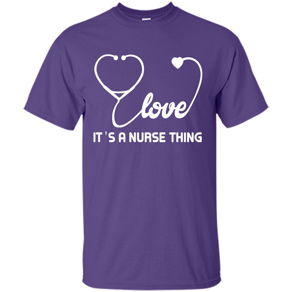 Nurse T-shirt It_Ñés A Nurse Thing Purple