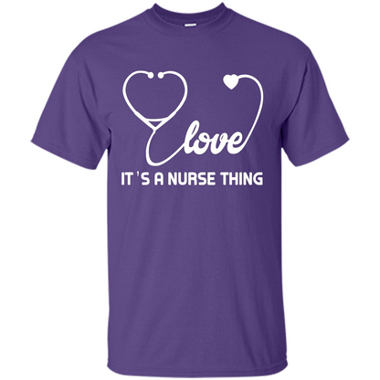 Nurse T-shirt It_Ñés A Nurse Thing Purple