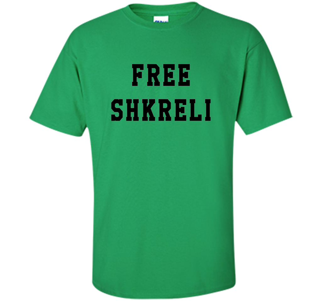Free Shkreli t-shirt Irish Green
