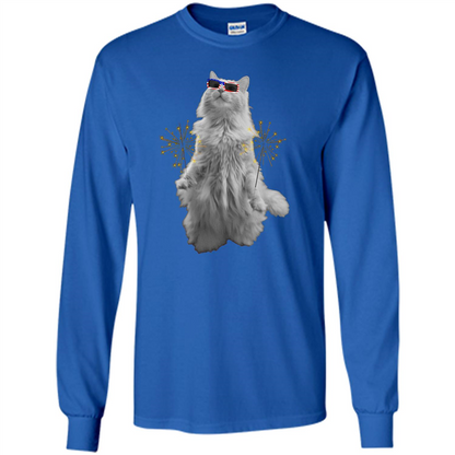 Funny Patriot Cat T-shirt Meowica Royal