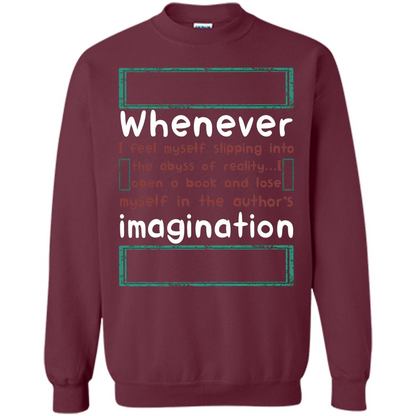 Whenever I Feel Myself Slipping In To The Abyss T-shirt Maroon