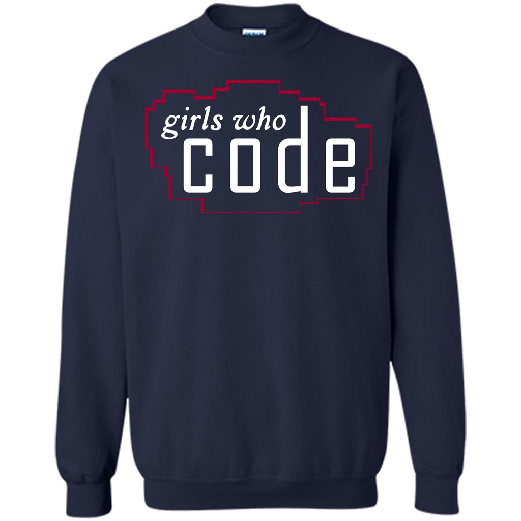 Coder T-shirt Girls Who Code T-shirt Navy