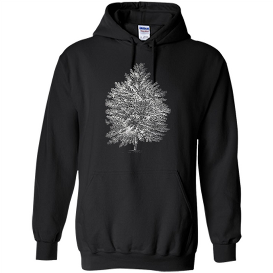 Poplar Tree T-shirt. Tree Poplar Tree Woodsman T-shirt Black