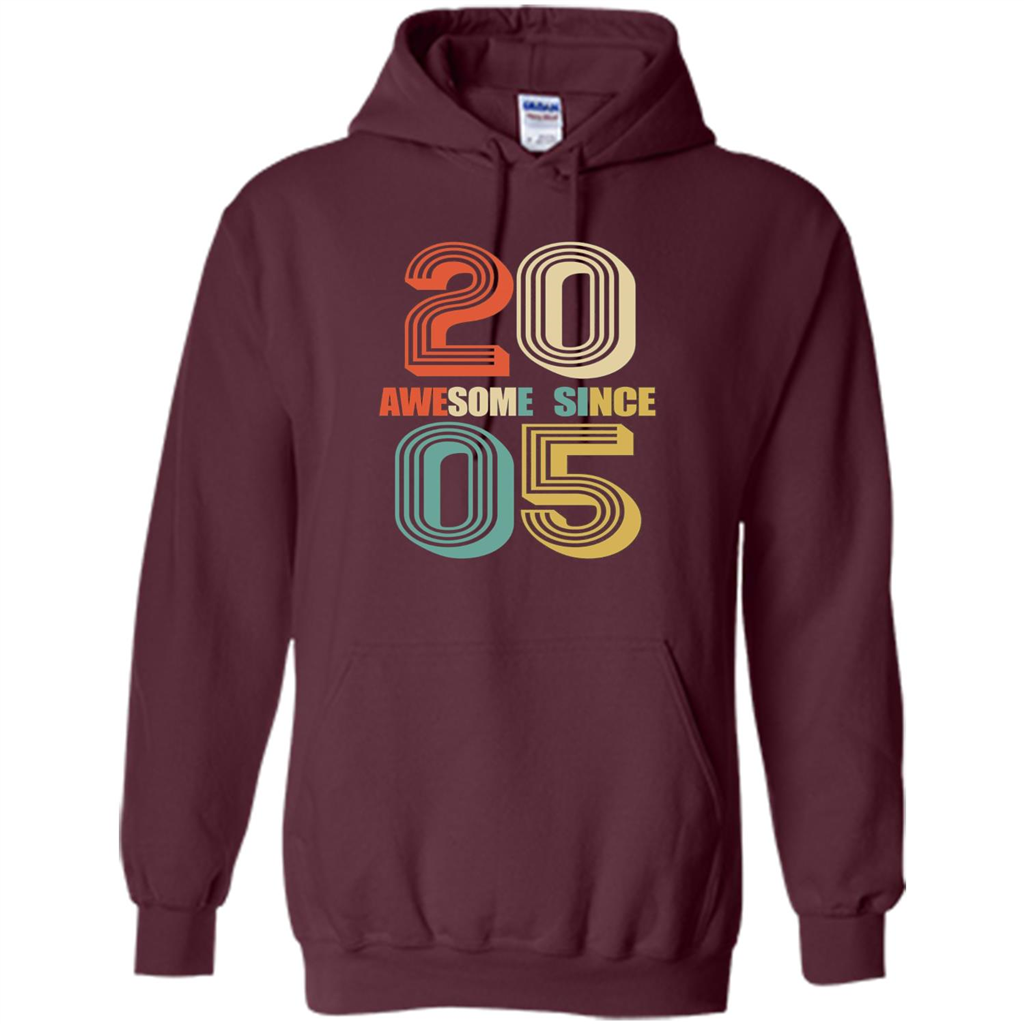 Awesome Since 2005 T-Shirt Maroon