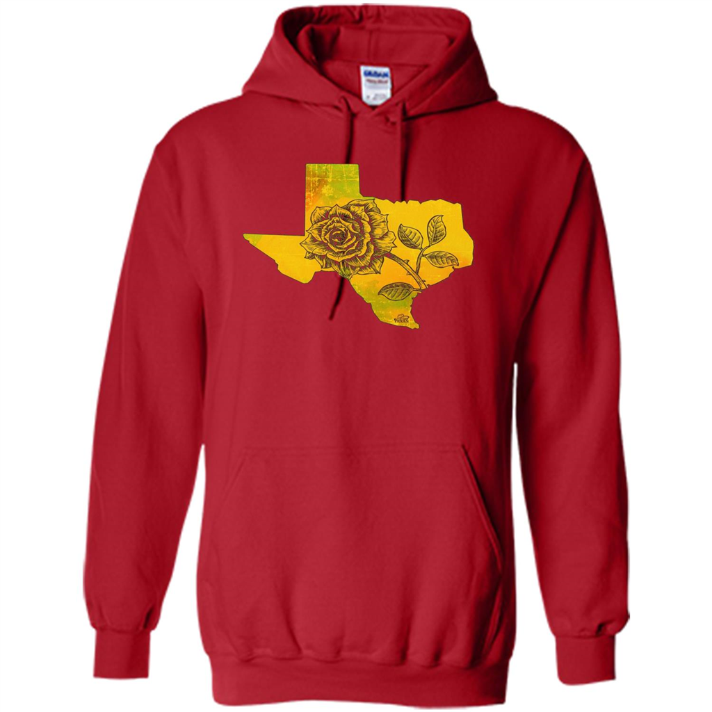 Yellow Rose Of Texas T-Shirt Red