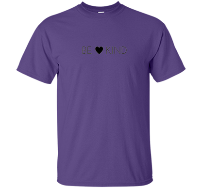 BE KIND positive message t-shirt for men, women and youth cool shirt Purple