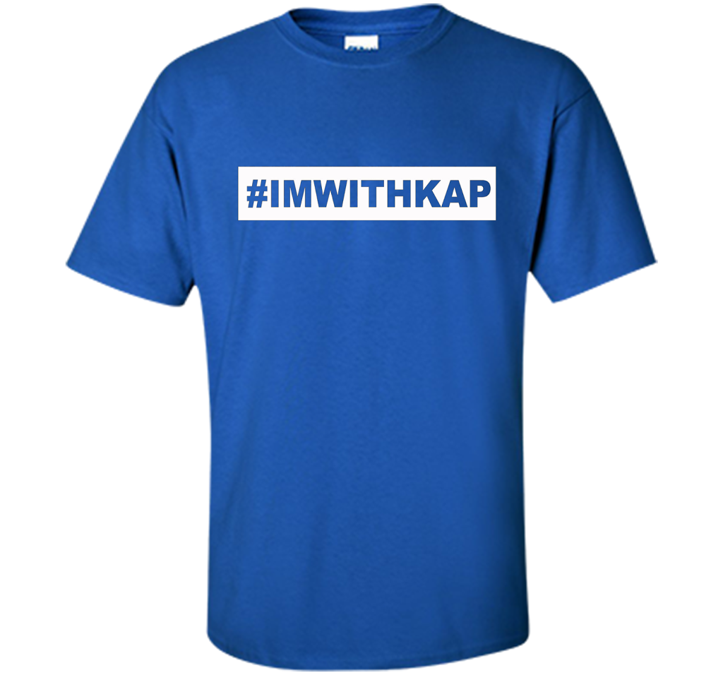 Hashtag I'm With Kap T-shirt Royal