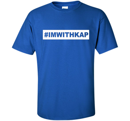 Hashtag I'm With Kap T-shirt Royal