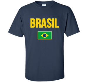 BRASIL T-shirt Brazilian National Country Flag Tee Camiseta cool shirt