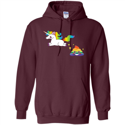 Unicorn Rainbow Poop Funny Cute Emojis T-shirt