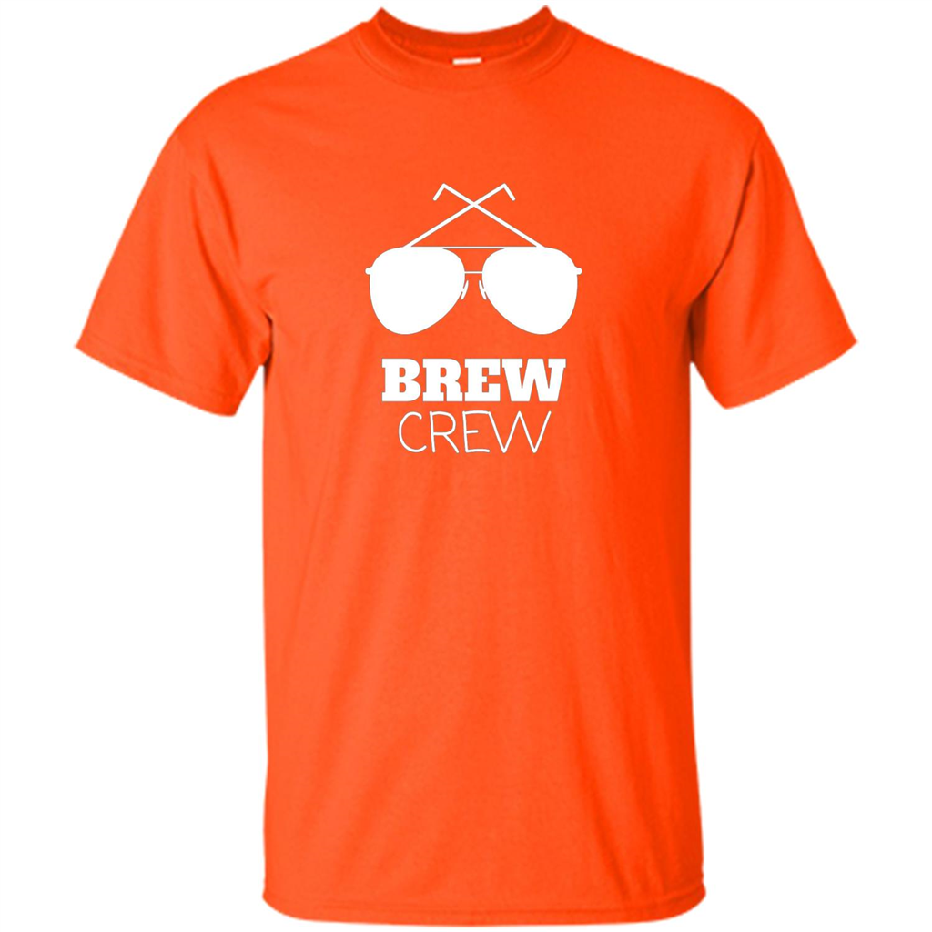 I'm The Brew Crew Groom Wedding Male T-Shirt Orange