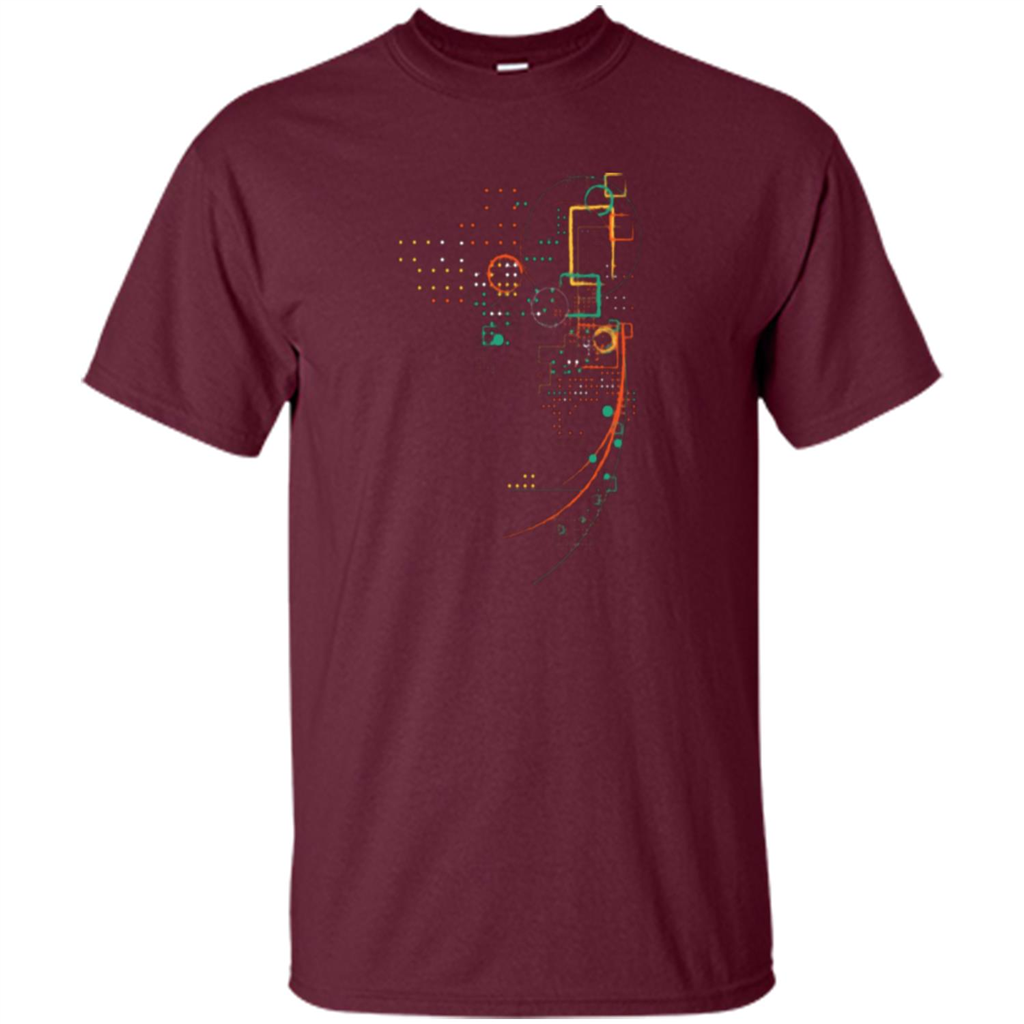 City Grid T-shirt Maroon