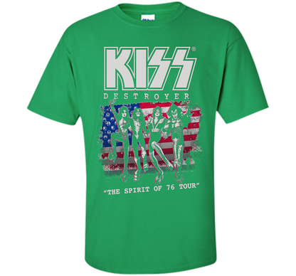 Kiss Destroyer The Spirit Of 76 T-shirt Irish Green