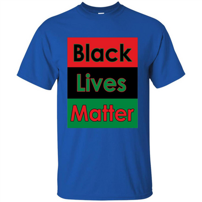 Black Lives Matter-T-shirt Royal