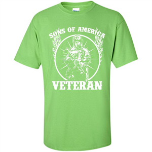 Military T-shirt Sons Of America Veteran
