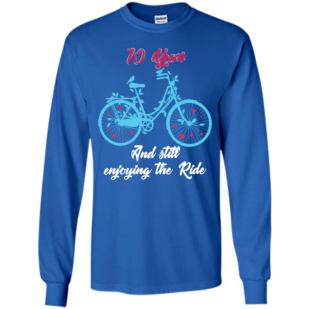 Anniversary T-shirt 10 Years And Still Enjoying The Ride Royal