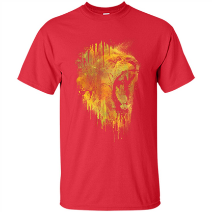 Lion Drip T-shirt Red
