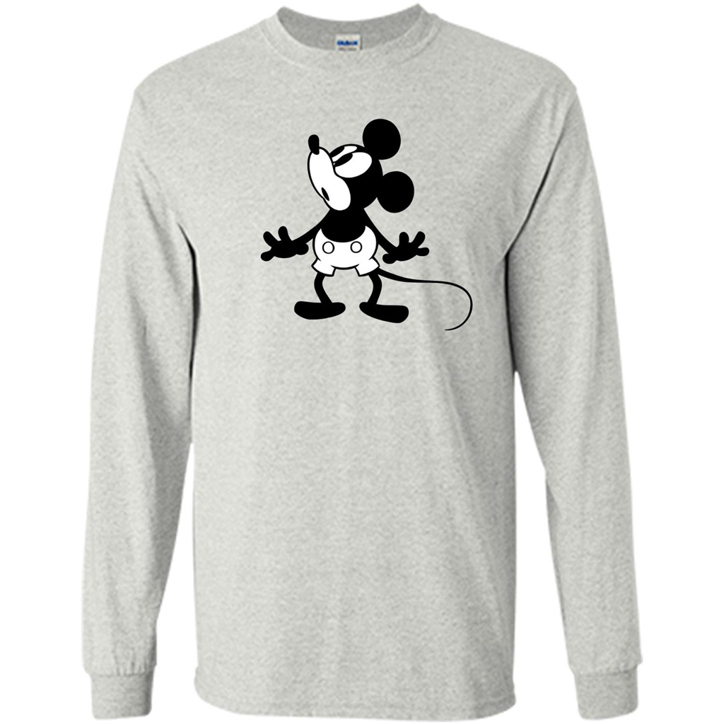 Disney Classic Mickey Mouse Graphic T-shirt Ash