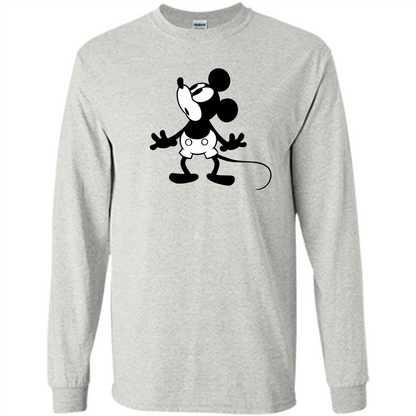 Disney Classic Mickey Mouse Graphic T-shirt Ash
