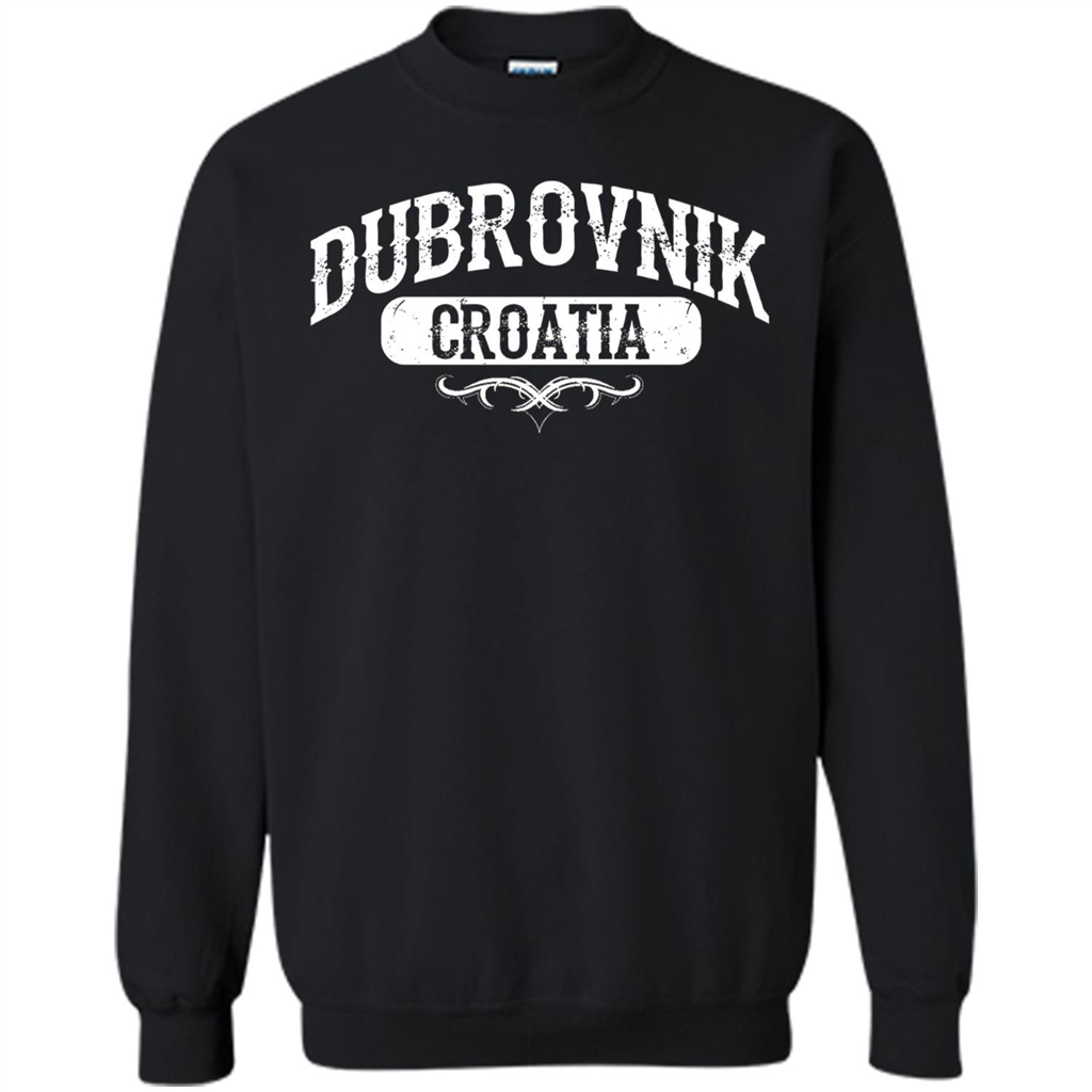 Dubrovnik Croatia T Shirt Black