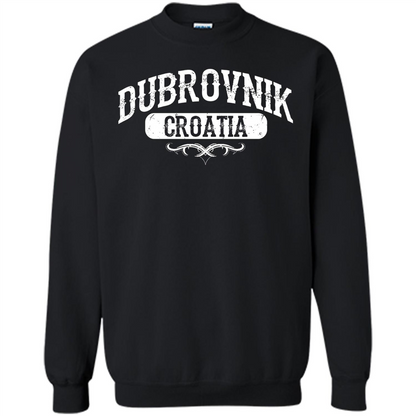 Dubrovnik Croatia T Shirt Black