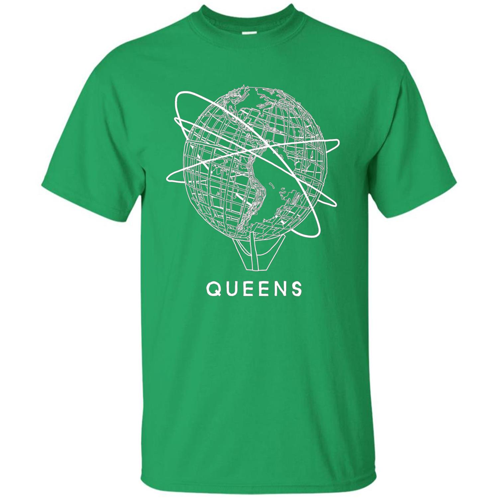 Queens New York Unisphere T-shirt Irish Green