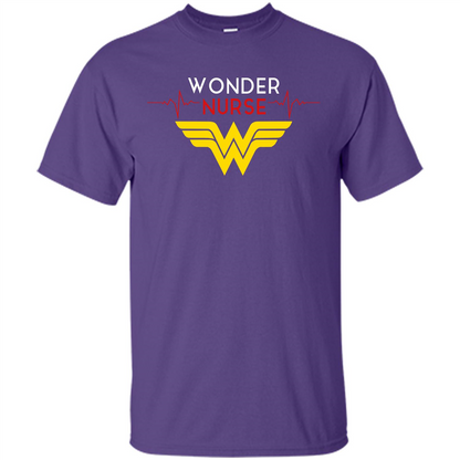 Nurse Lover. Wonder Nurse T-shirt Purple