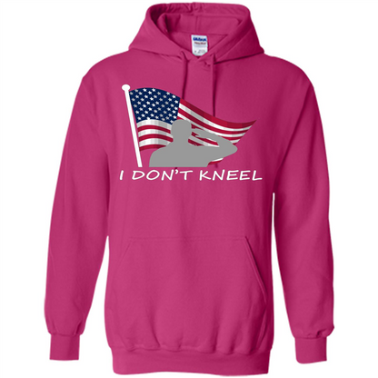 I Don't Kneel T-Shirt American Flag T-shirt Heliconia
