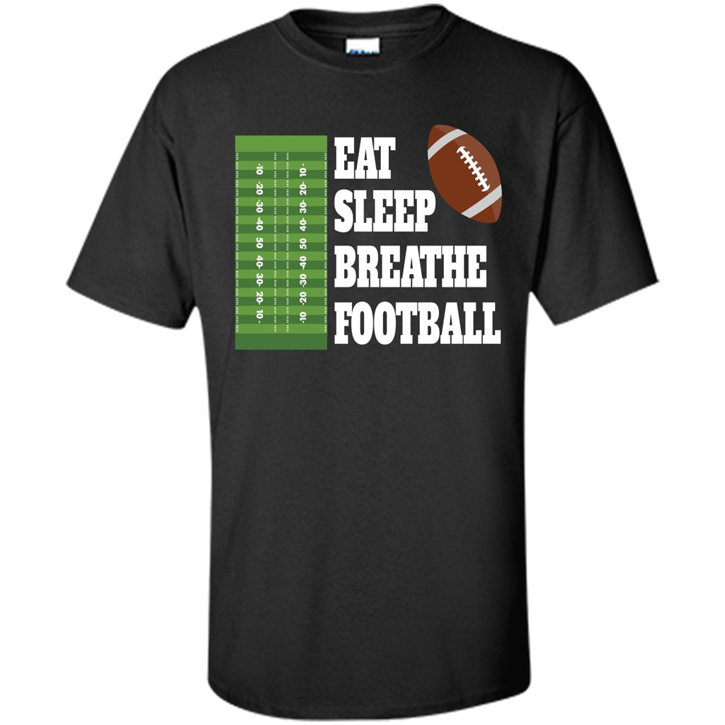 Eat Sleep Breathe Football T-shirt Black