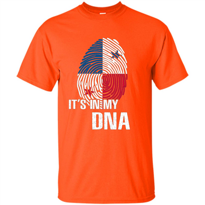 Panama In My DNA T-Shirt Panamanian Pride T-shirt Orange