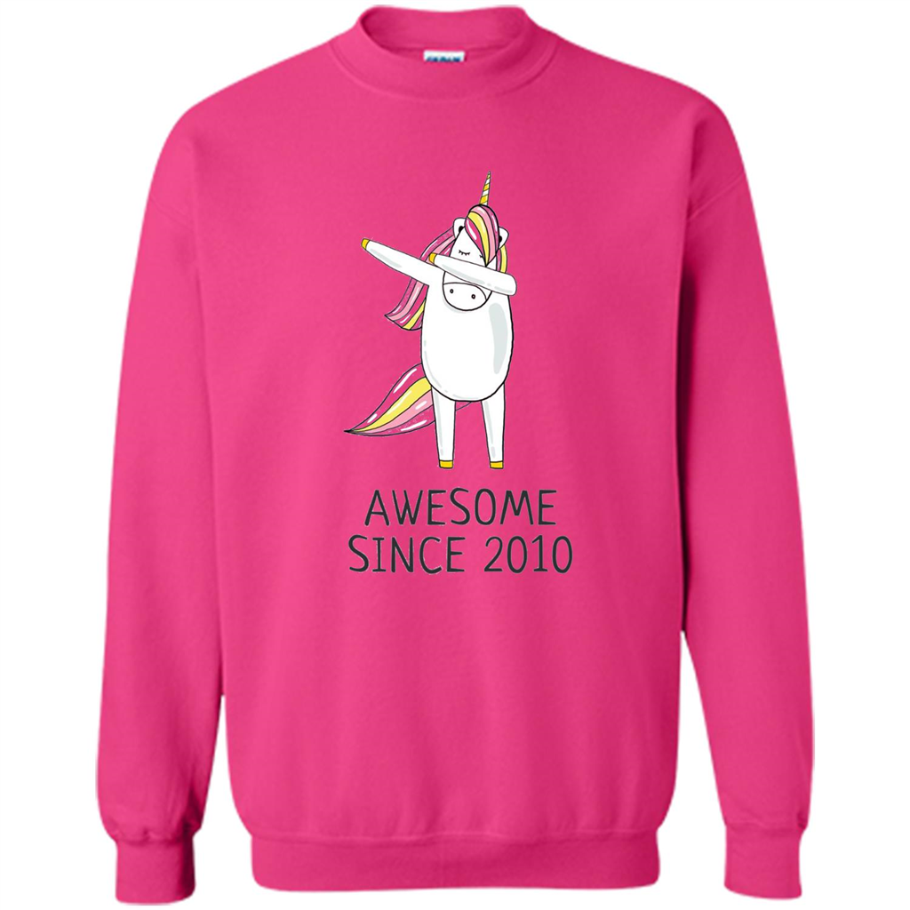Awesome Since 2010 T-shirt Born In 2010 Heliconia