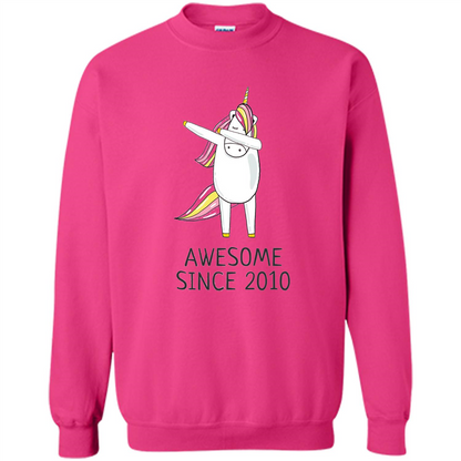 Awesome Since 2010 T-shirt Born In 2010 Heliconia