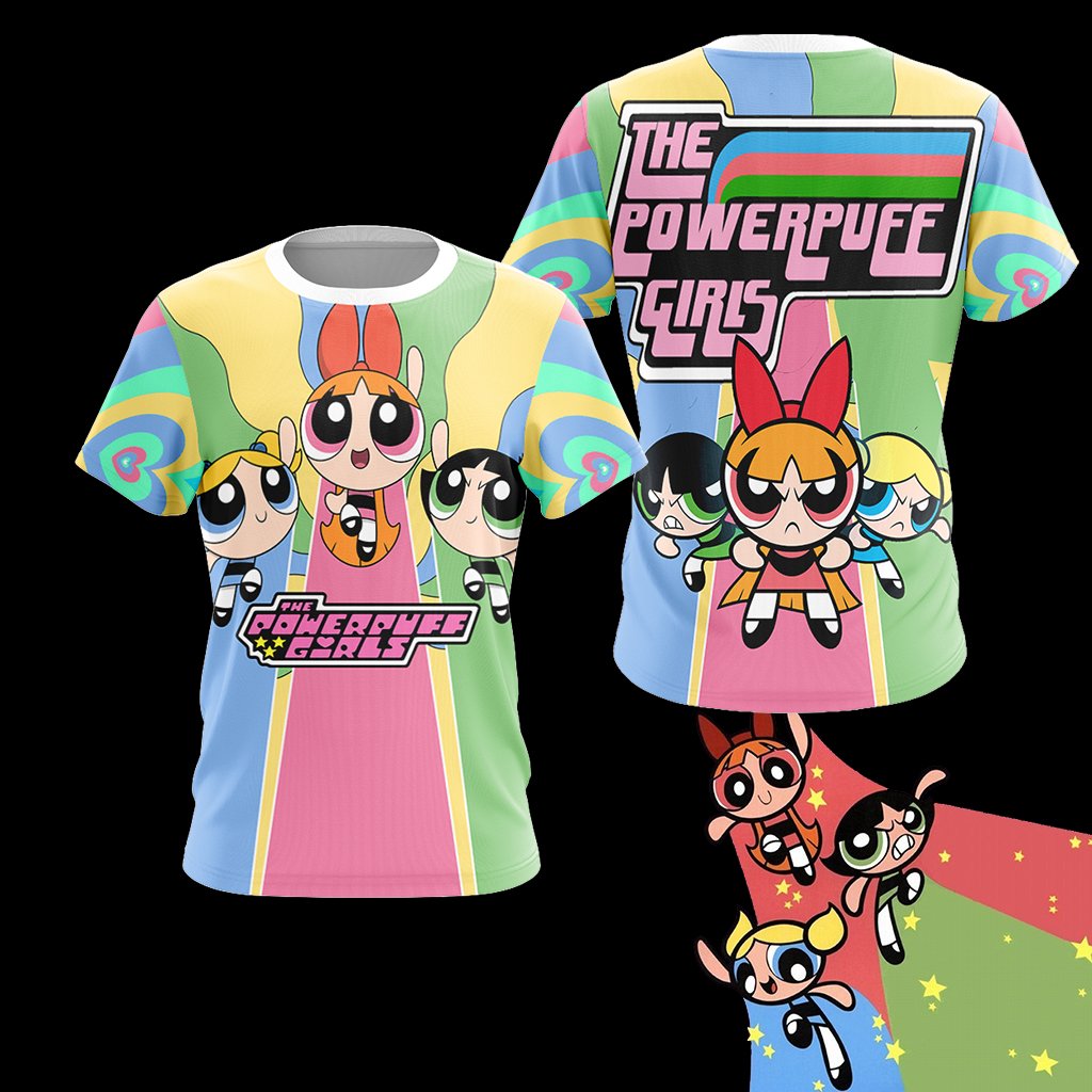 The Powerpuff Girls New Style Unisex 3D T-shirt T-shirt