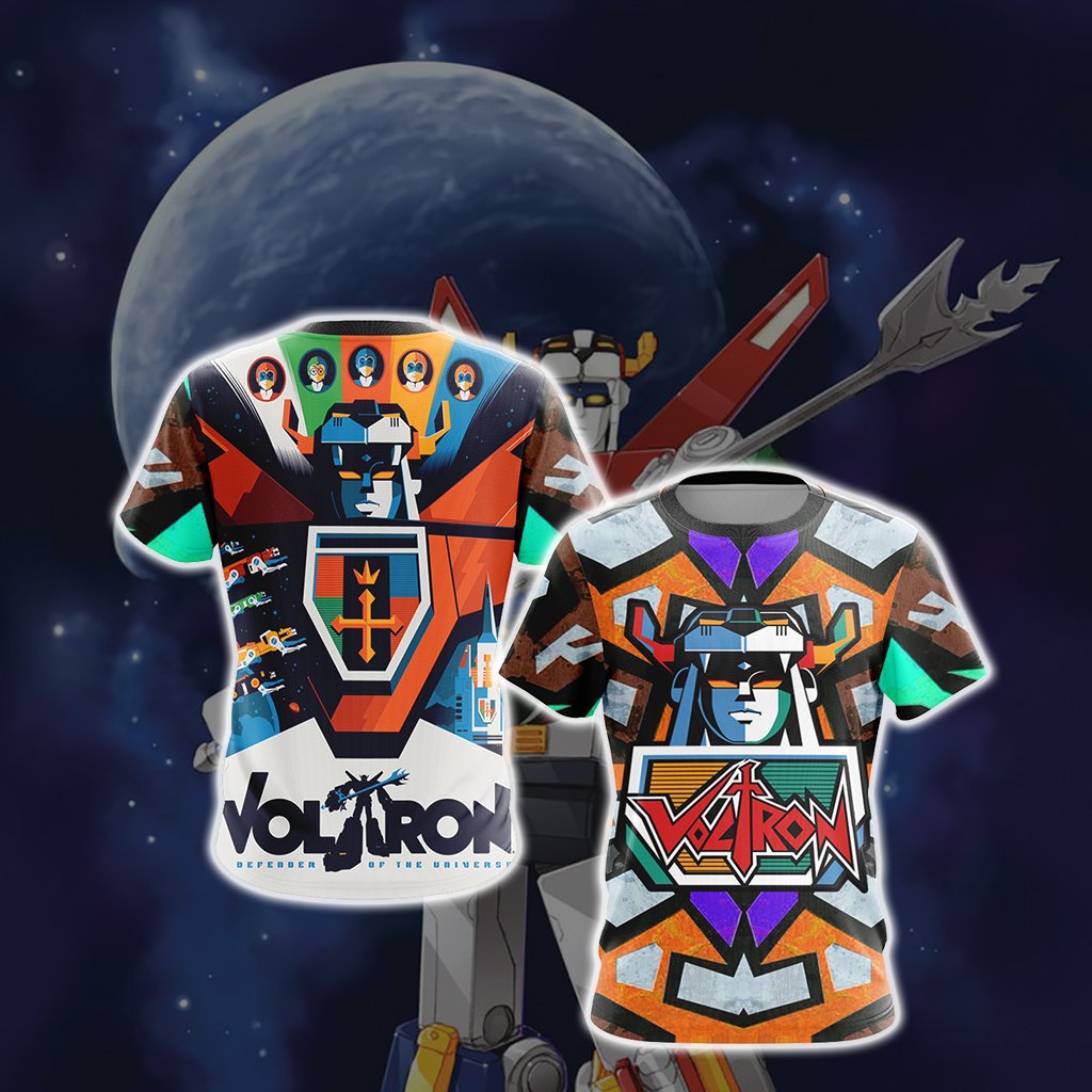 Voltron: Legendary Defender New Version Unisex 3D T-shirt