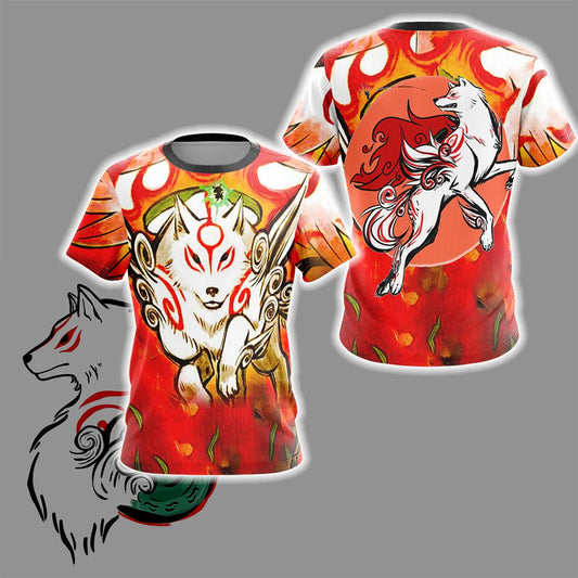 Okami Unisex 3D T-shirt T-shirt