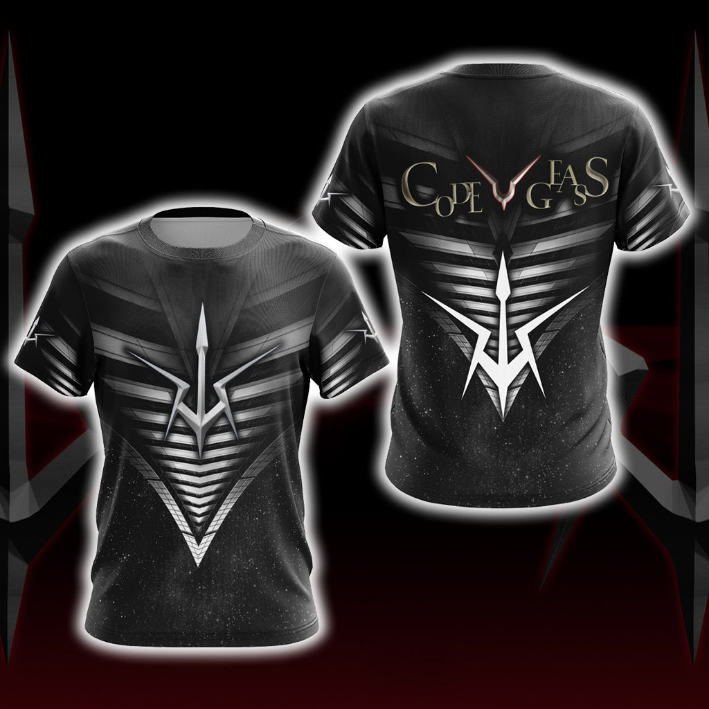 Code Geass - Black Knights Unisex 3D T-shirt