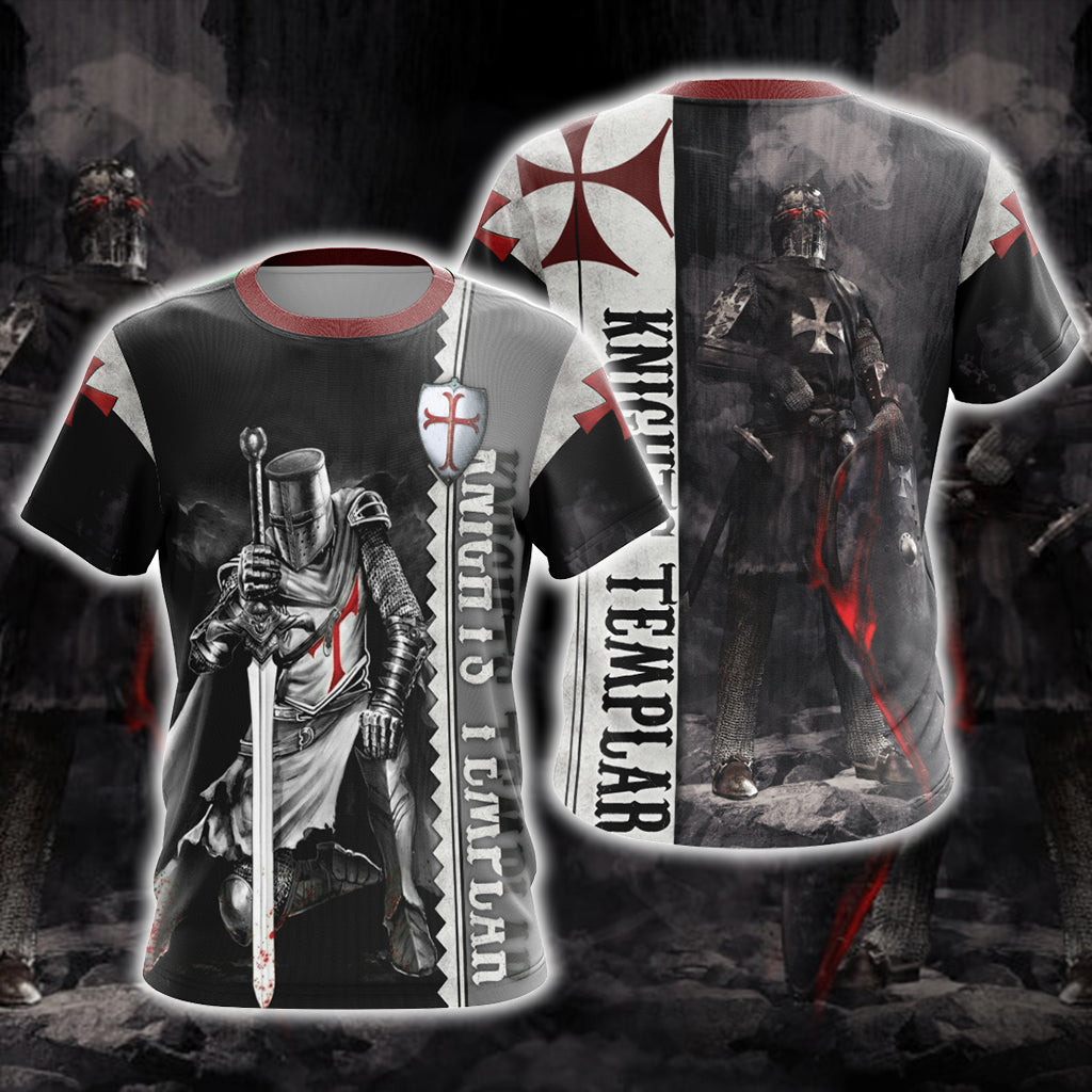 Christian - Knights Templar Unisex 3D T-shirt