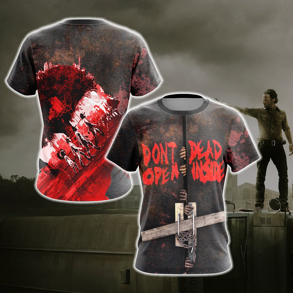 The Walking Dead - Don't Open Dead Inside New Unisex 3D Hoodie