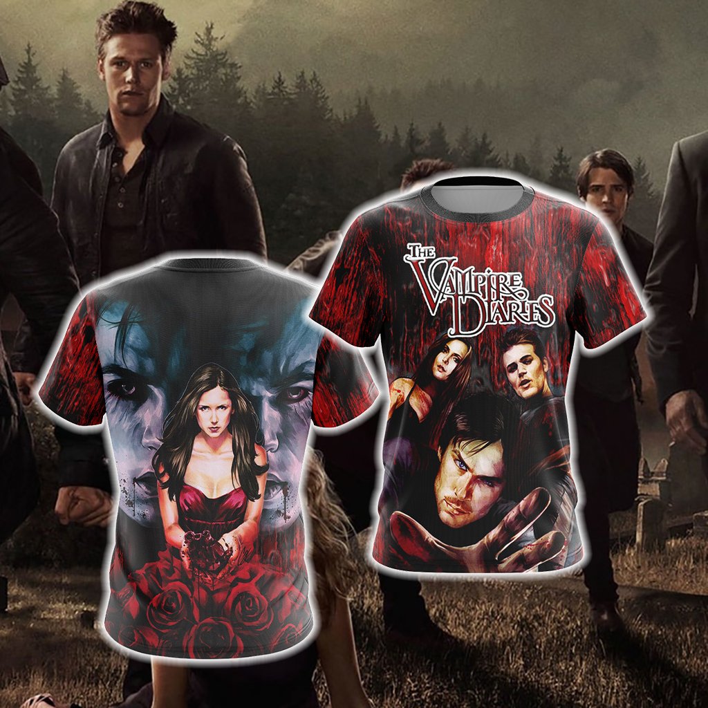 The Vampire Diaries Unisex 3D T-shirt