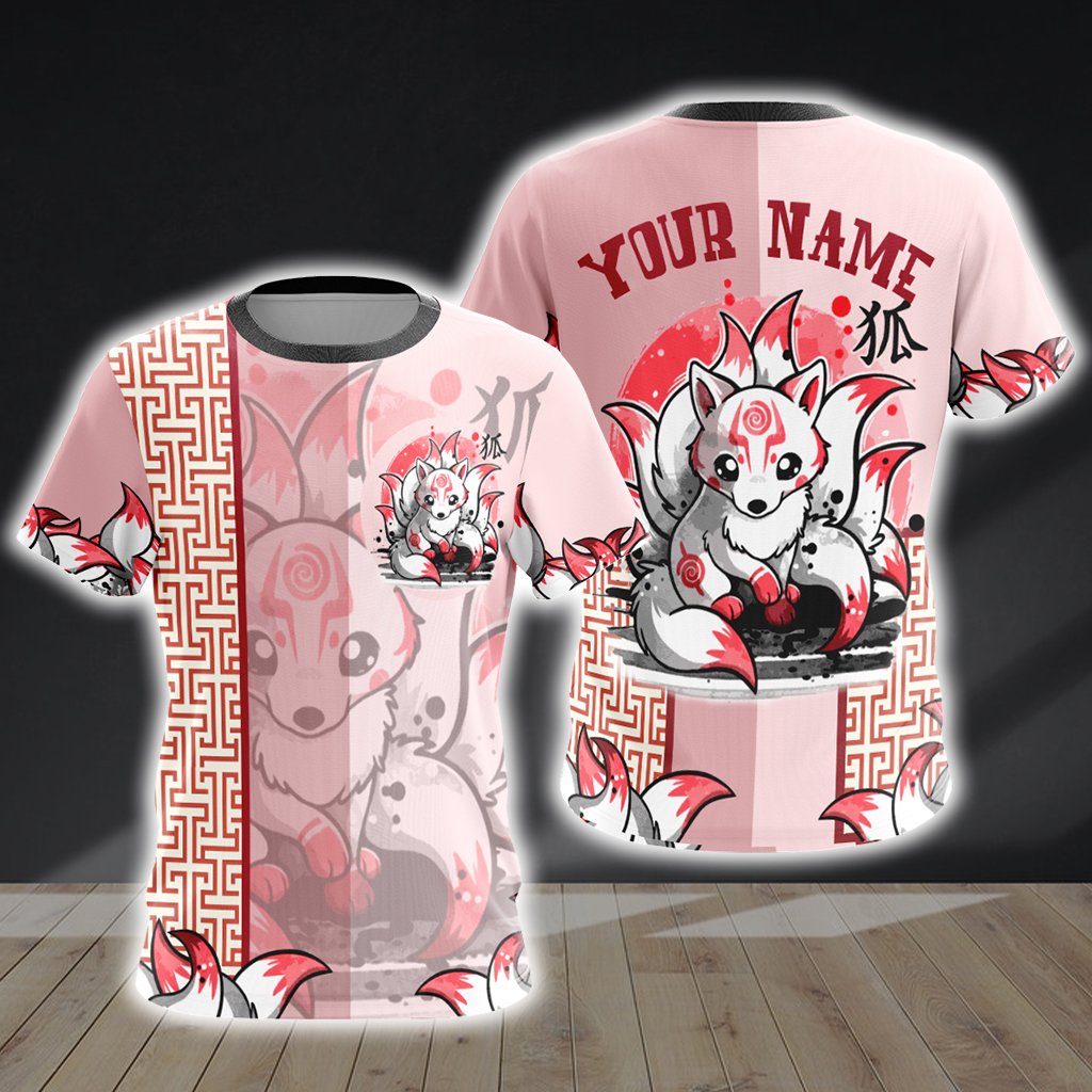 Ninetail fox Spirit-Customized Unisex 3D T-shirt T-shirt